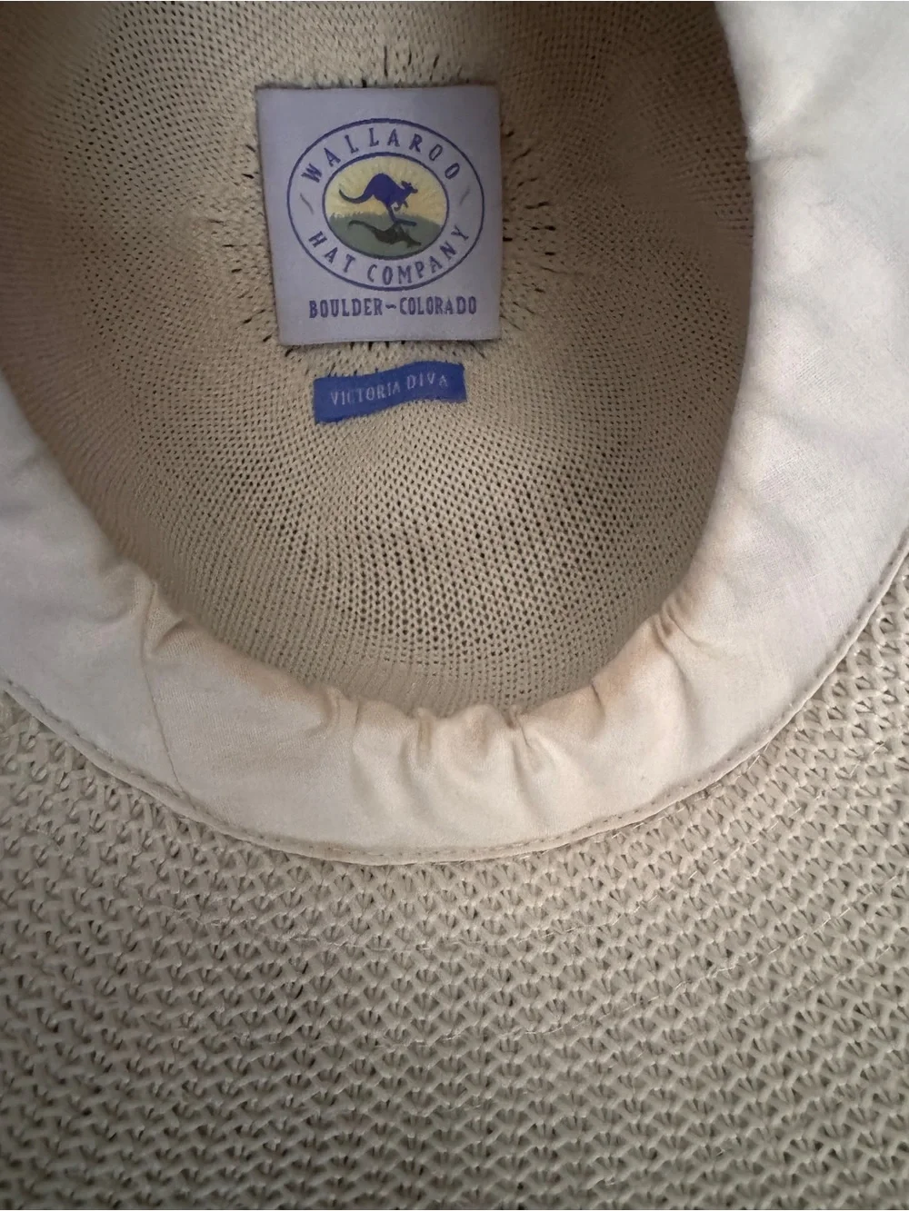 Wallaroo Victoria Cream Wide Brim Sun Hat